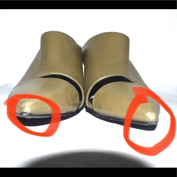 RAG & BONE Beha Slash Mule Light Olive Size 38 - Picture 4 of 8